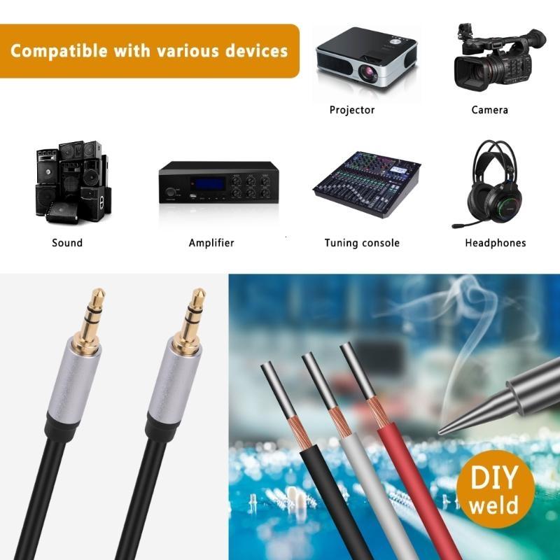 Chuyên nghiệp 3.5 mét Nam để dây Trần Kết nối đầu hở dây nhảy quang cho âm thanh Thiết bị thay thế cáp và sửa chữa