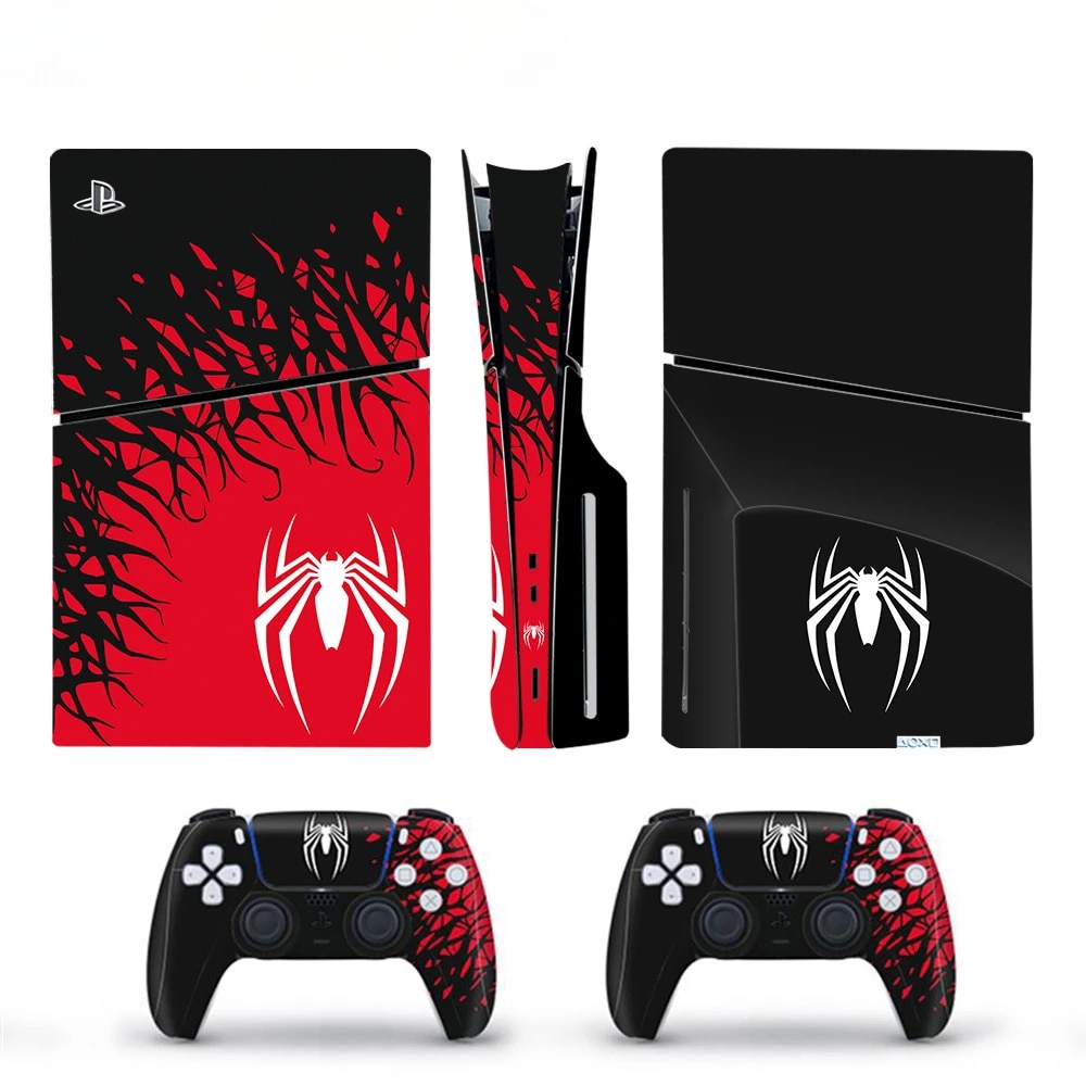 【Popular Categories】 Spiderman Skin Sticker Film For Ps5 Disk Version Sticker Ps5 Console And 2 Controllers Disk Version Sticker Ps5