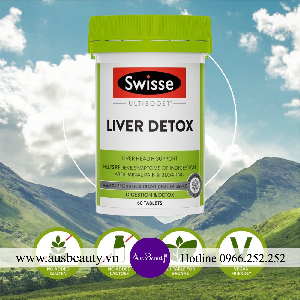 Thải độc gan - Liver Detox Swisse Úc..