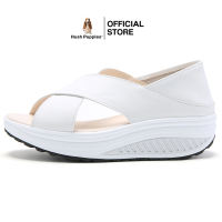 Hush Puppies_รองเท้าผู้หญิง รุ่น  Ladies Pump E33160 Kasut Perempuan (Black/ Beige/White)