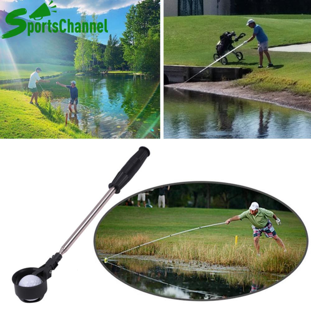 Gậy nhặt bóng golf thép kính thiên văn, 8 phần để lấy nước dễ dàng, lý tưởng cho thiết bị đào tạo Golf