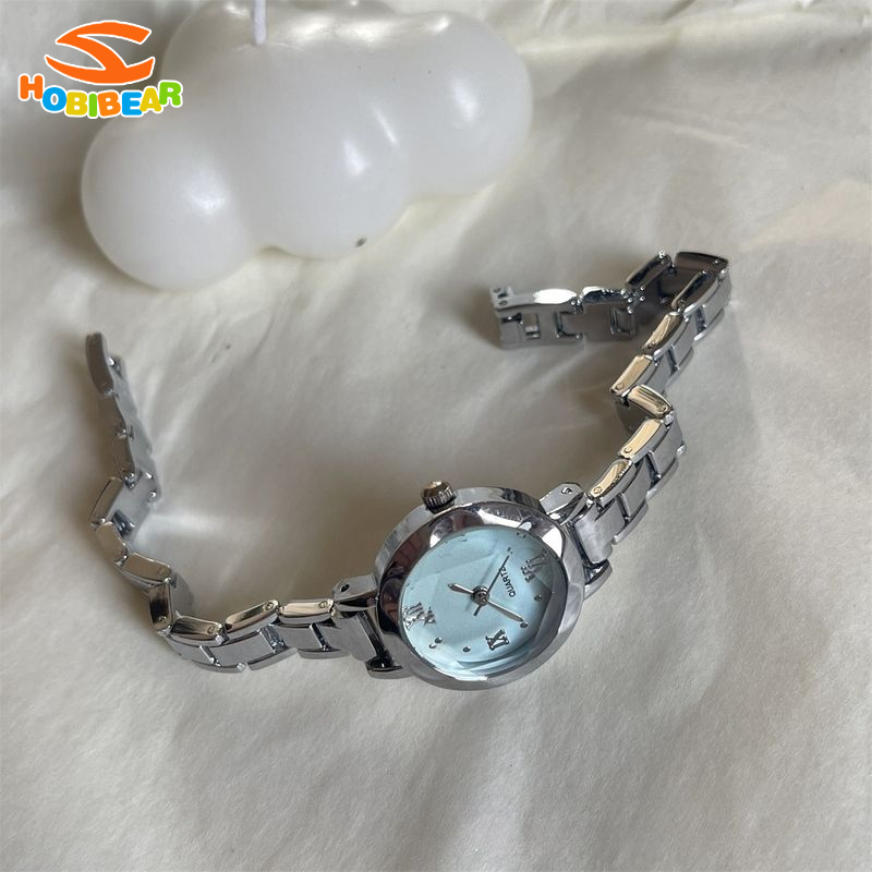 HOBIBEAR Elegant Minimalist Women's Watch with Classic Design and Comfortable Metal Bracelet ราคา 102 บาท*ส่งฟรี