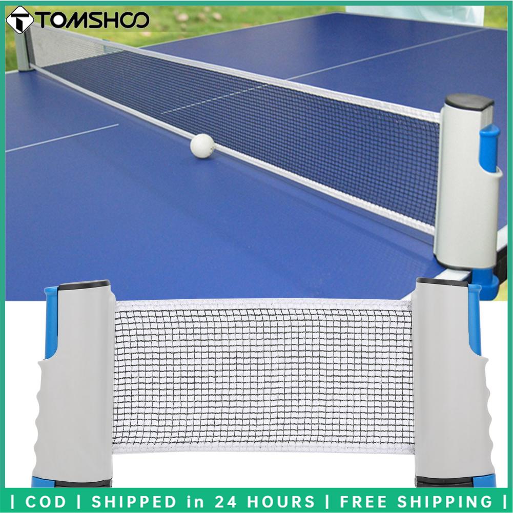 TOMSHOO Có Thể Thu Vào Lưới Bóng Bàn Di Động Kính Thiên Văn Lưới Bóng Bàn Trainning Bộ Vợt