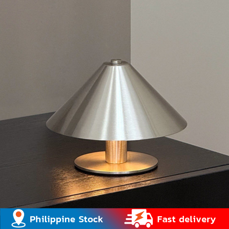 💥Dream Best🔥 Cordless Touch Table Lamp 3 Color Temperatures Dimmable LED Desk Lamp Portable Rechargeable Bedside Lamp for Home Office Decor