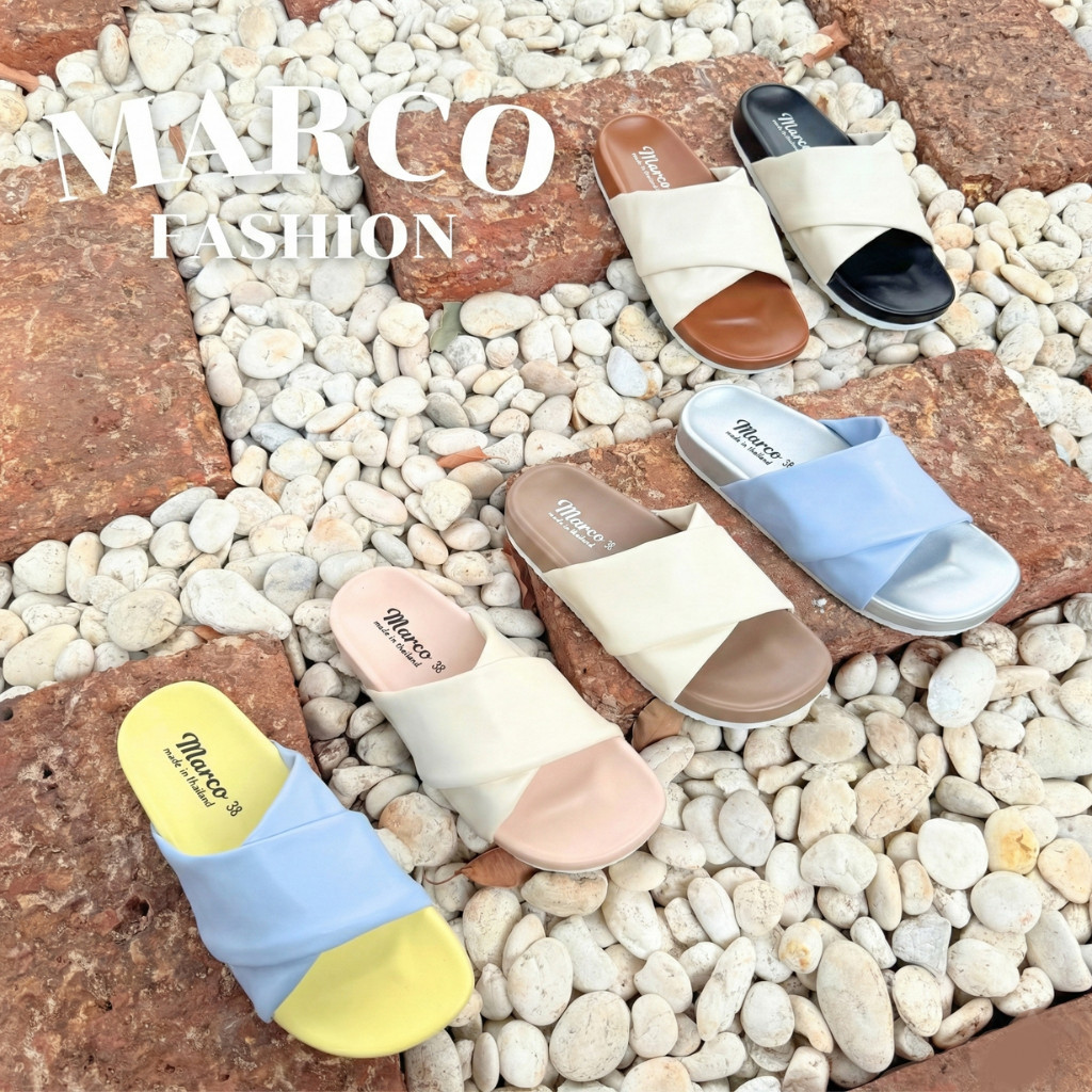 รองเท้าแตะแฟชั่น แบรนด์ MARCO รุ่น G1008 ใส่สบาย ราคา 189 บาท*ส่งฟรี