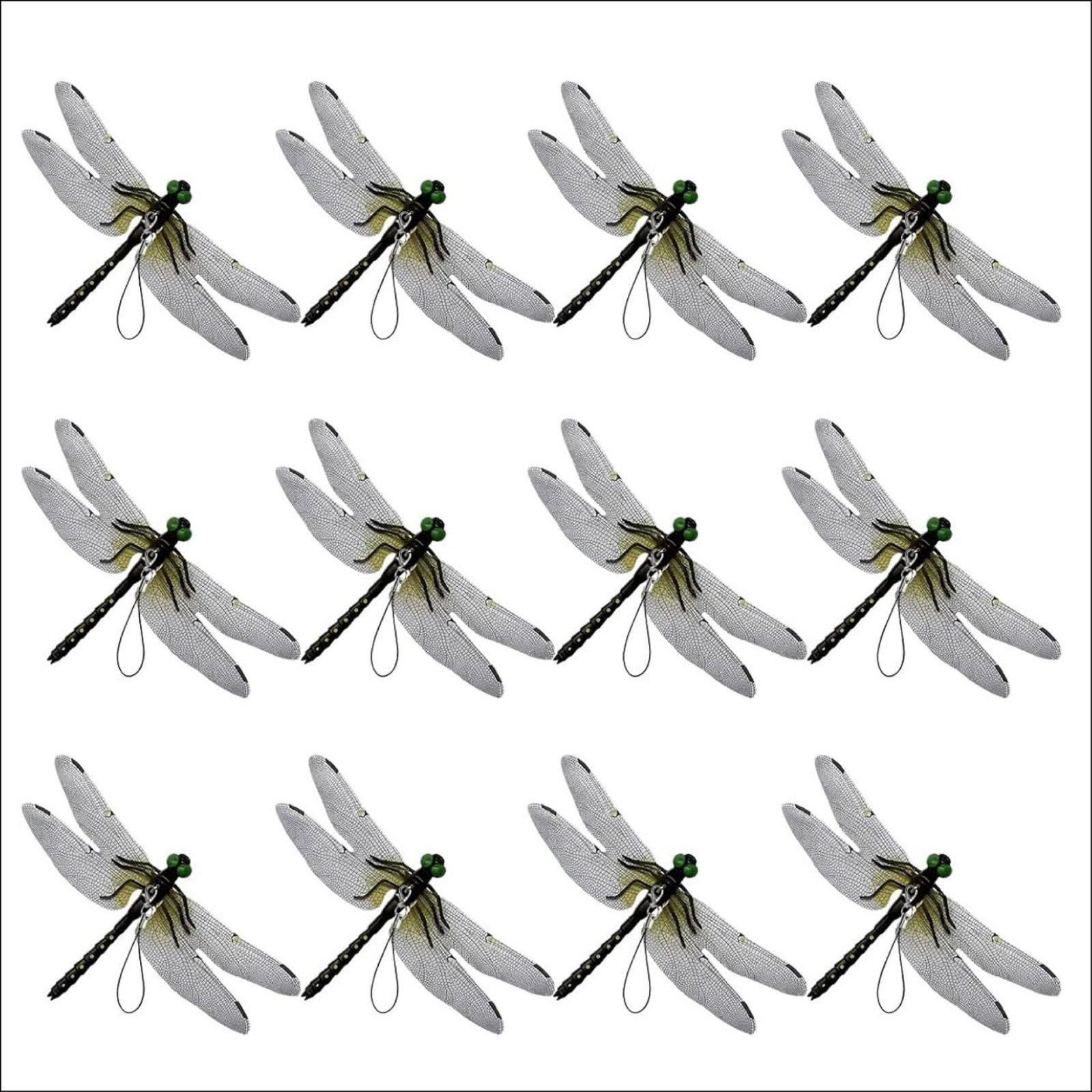 Miracle Shining 12PCS Nature Dragonfly Pendant Black Detail Hanging Decorations for Backpack Garden or Hiking Supplies ราคา 7,728 บาท*ส่งฟรี