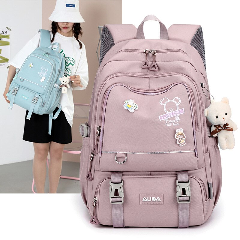 Trẻ em nữ đi học túi cho cô gái trẻ em ba lô chỉnh hình ba lô đi học tiểu học Kawaii schoolbag túi đựng sách du lịch thời trang