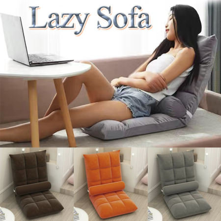 Lazy Sofa Tatami Balcony Bay Window Lounge Chair Bedroom Sofa Folding Bed Backrest Chair