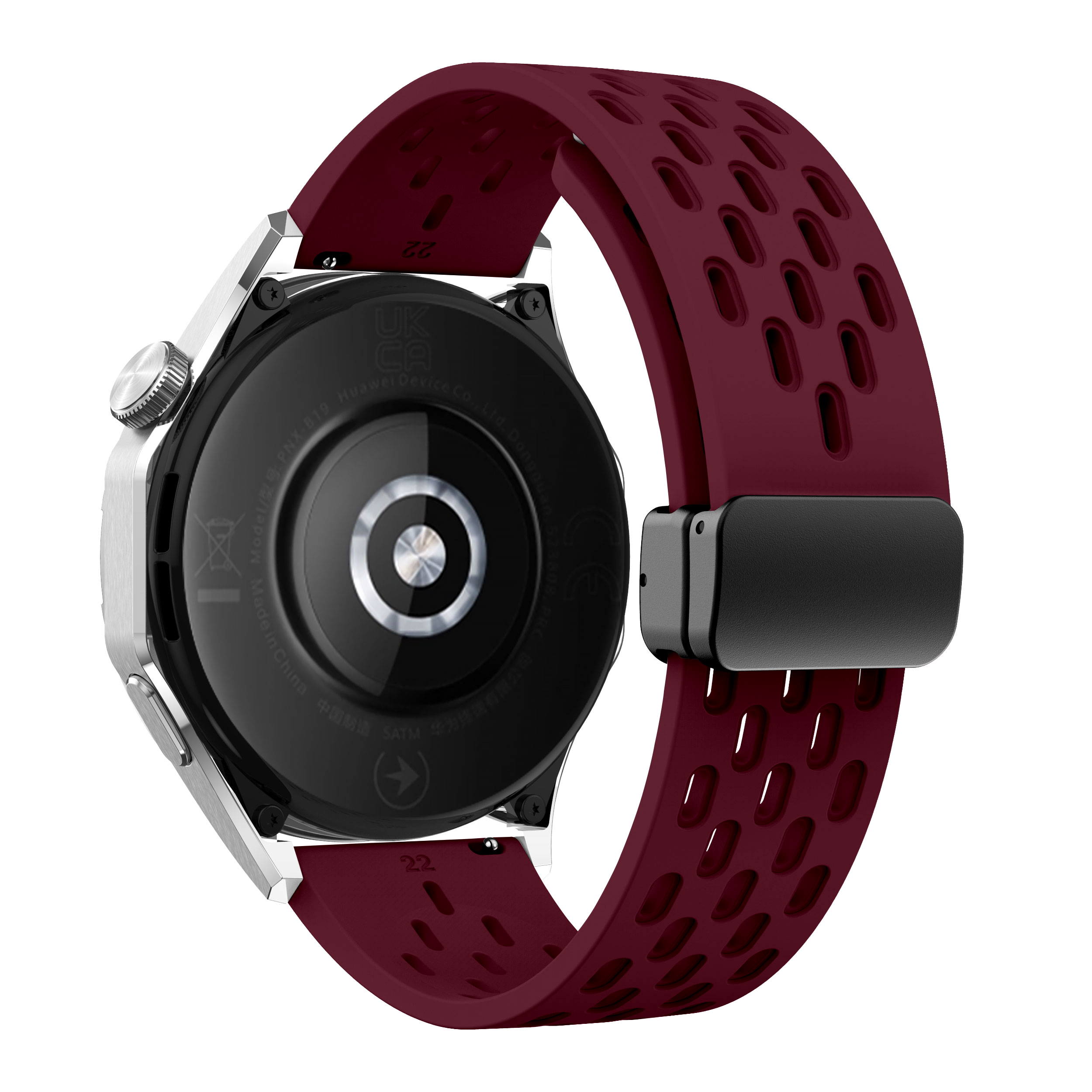 Dành cho Đồng hồ Huawei GT 6 Pro GT6 46mm 41mm Dây đeo silicon Dây đeo khóa từ tính Dây đeo cao su m