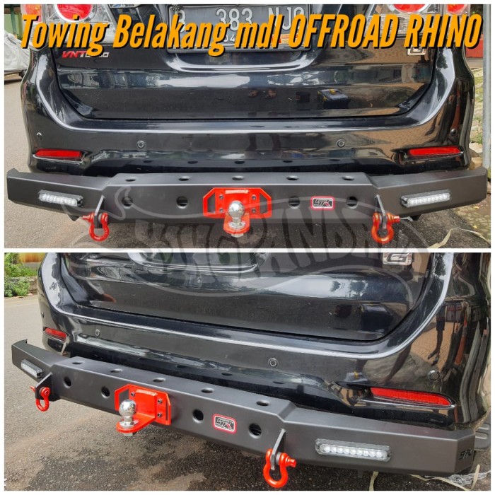 PROMO- TOWING BELAKANG BESI - TOYOTA FORTUNER 2012/15 - RHINO - MDL OFFROAD Harga 3,345,000 rupiah*Gratis Ongkir
