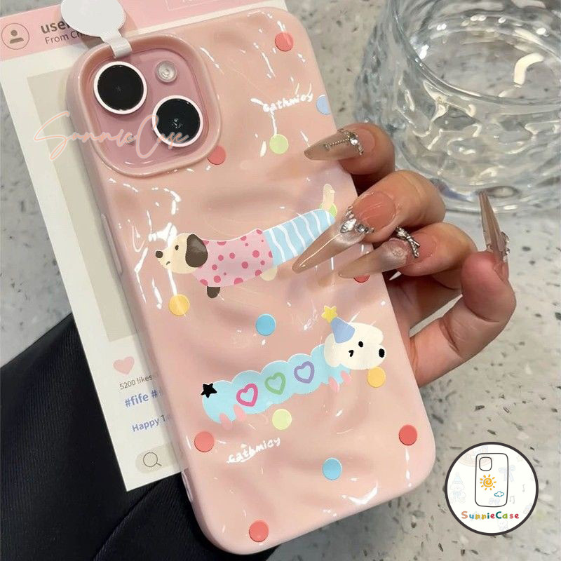 Cho Ốp Lưng IPhone 12 13 16 11 8plus 16plus 15 XR 14 Pro Max X XR XS Max 8 16 12 11 7 plus Polka Dot