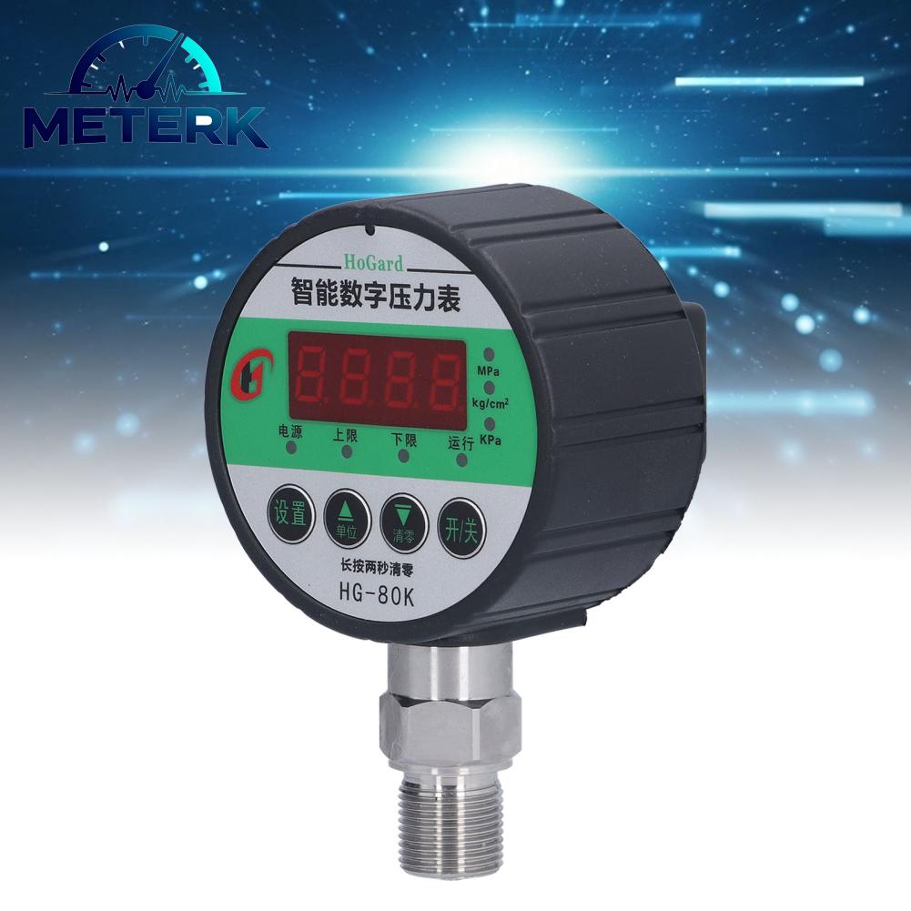Meterk Digital Pressure Gauge Manometer 304 Stainless Steel Digital Gauges for Agricultural Machinery ราคา 2,103 บาท*ส่งฟรี