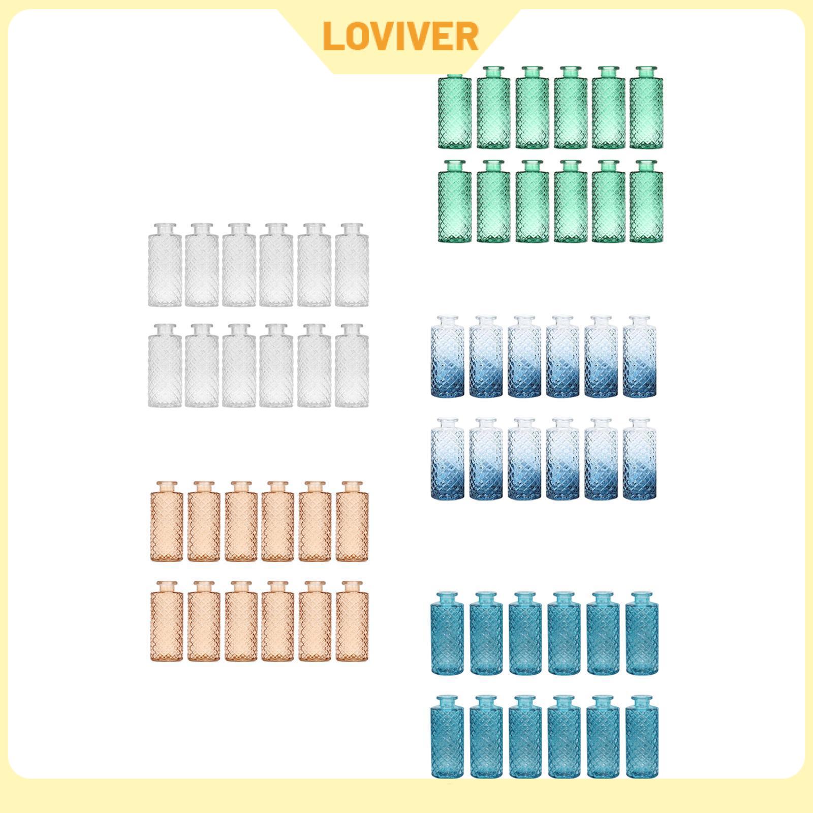 12x Glass Bud Vases Mini Flower Vases Lightweight Centerpiece Table Decoration Flower Arrangement Display for Tea Room Office ราคา 2,469 บาท*ส่งฟรี