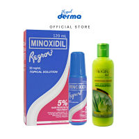 Regroe Minoxidil 5% 120mL & Pregroe Nourishing Repair Shampoo 250mL