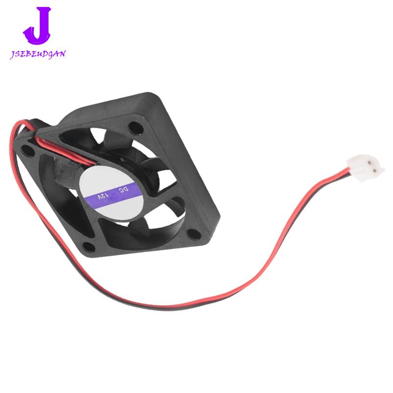 【Huang Li Electronics】50mm x 50mm x 10mm 5010 DC 12V 0.1A 2Pin Brushless Cooling Fan ราคา 33 บาท*ส่งฟรี