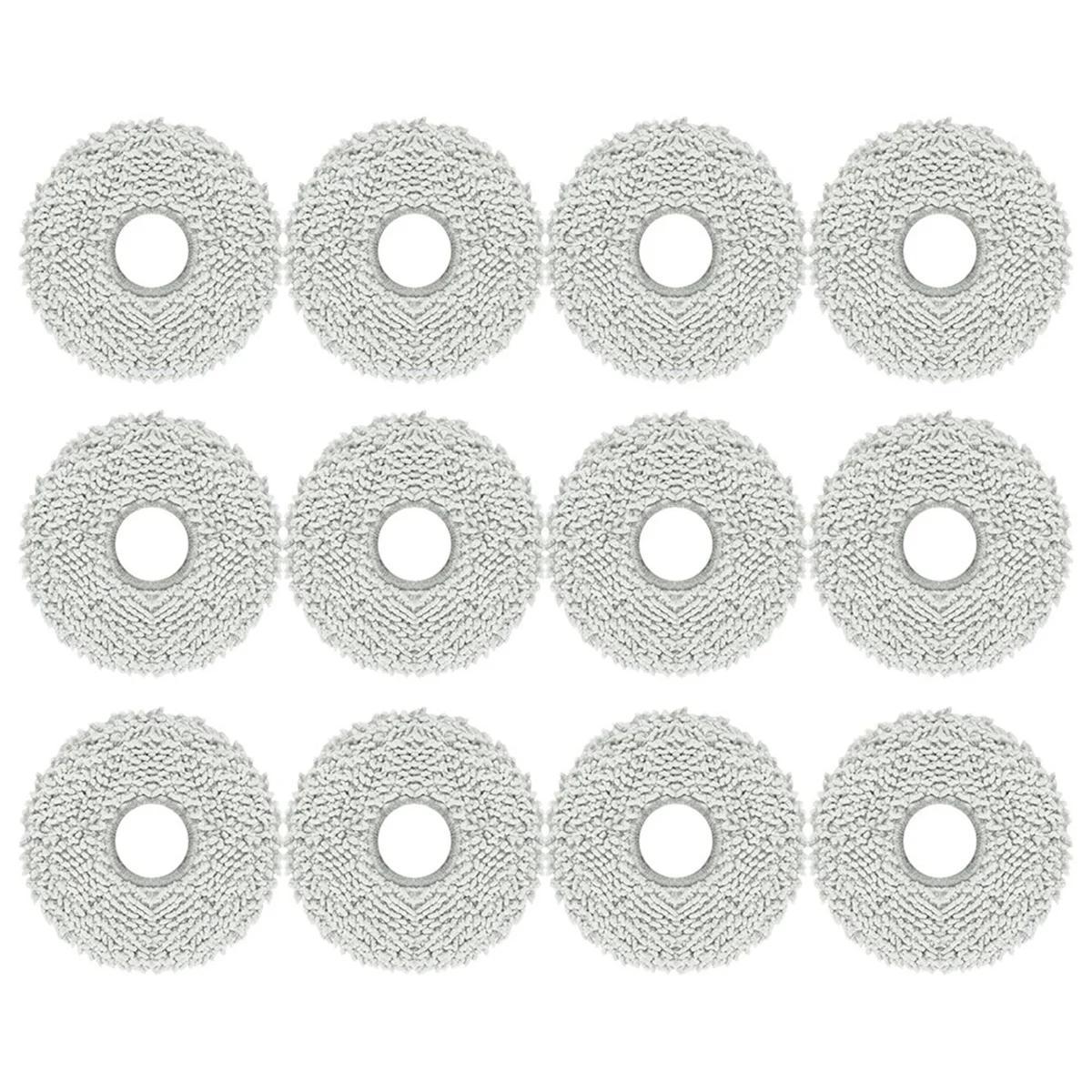 12 túi có thể giặt miếng lau cho dreame l10s/L10/ L20 / L30/ X30/ Ecovacs Deebot X2 Omni/ T20 Omni/ T10 Omni/ X1 Omni