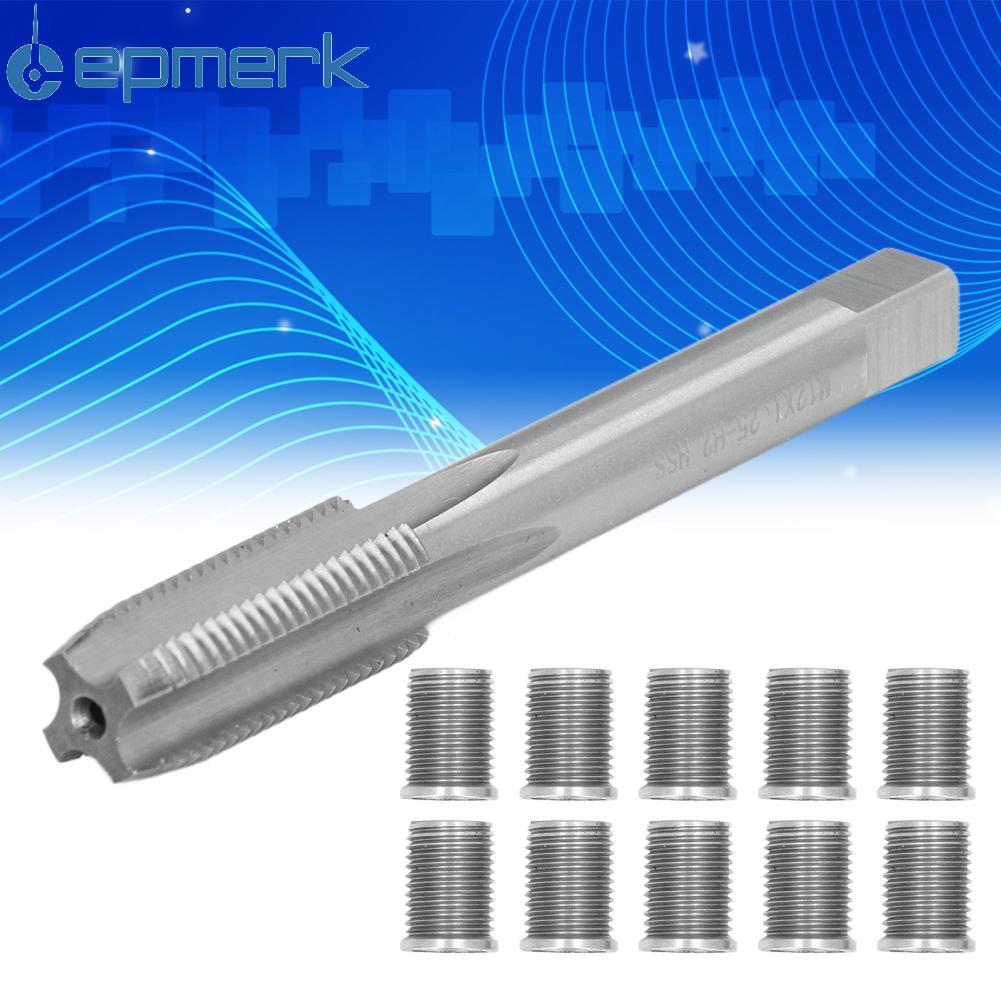 Lepmerk bugi công cụ sửa chữa chuyên nghiệp bằng thép không gỉ m12x1.25 tap chủ đề dụng cụ sửa chữa bền phổ rethreading cho xi lanh cho động cơ xăng