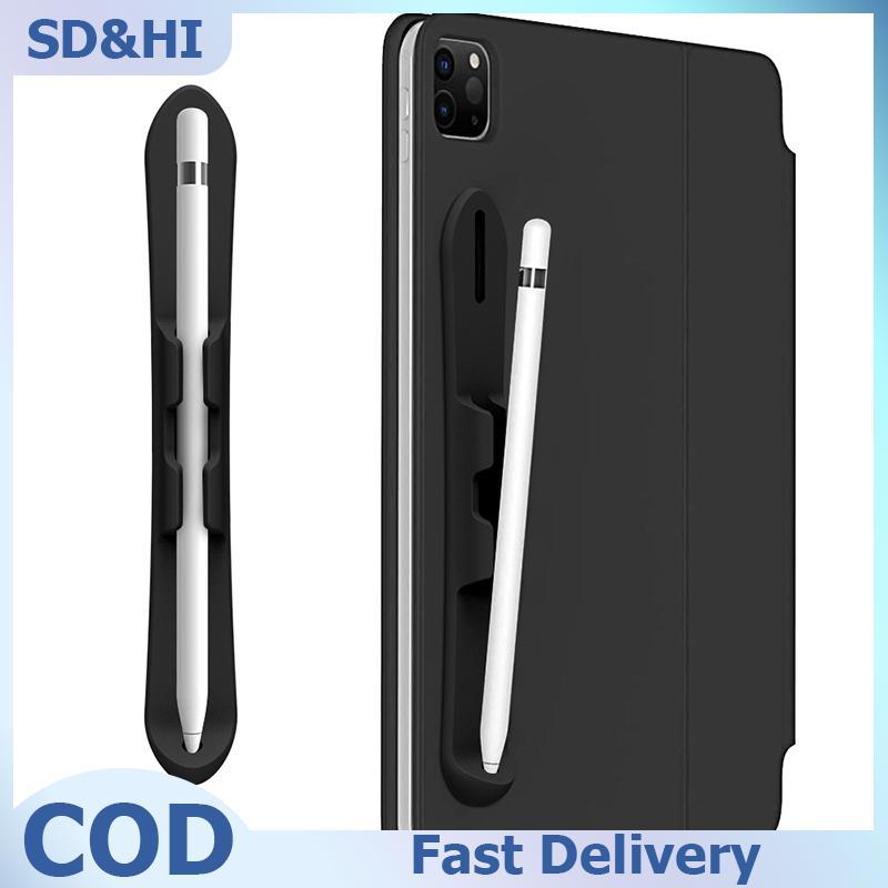 SD&HI Silicone Bút Chì Chủ Tablet Stylus Pen khe cắm cho Apple bút chì 1 hoặc 2 thế hệ và Samsung Galaxy Tab S6 Lite S7 S8 s9ultra
