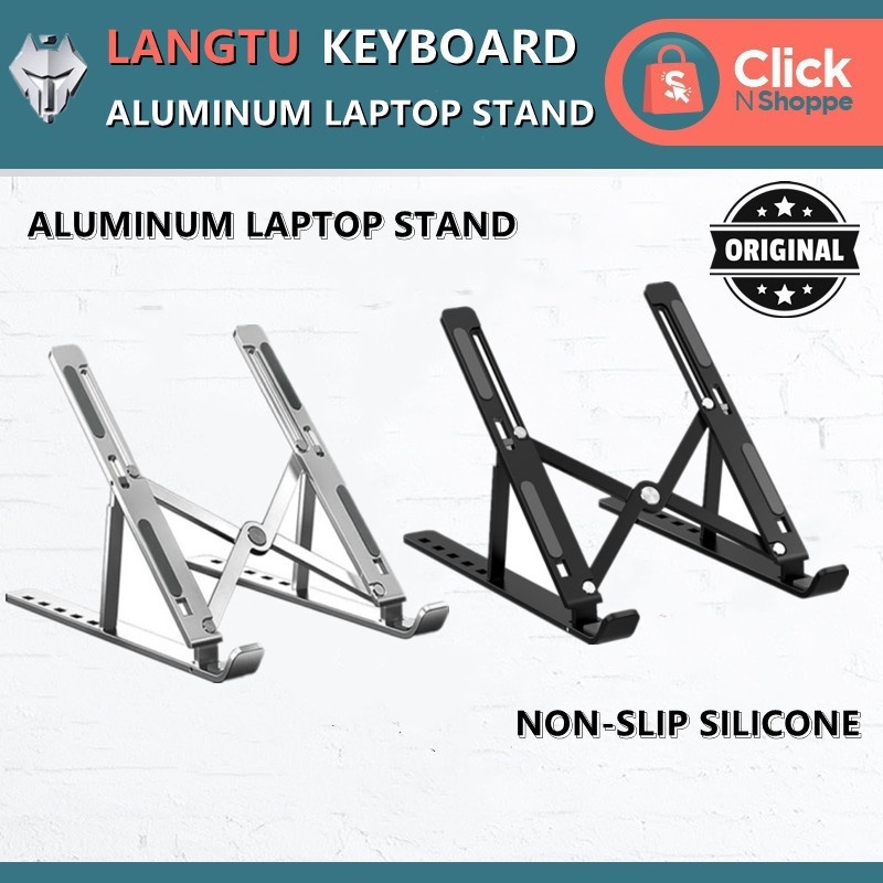 laptop stand laptop accessories laptop stand holder LANGTU Laptop Stand Foldable Laptop Desk for MacBook Pro Laptop Stand Aluminum Laptop Desk Stand1