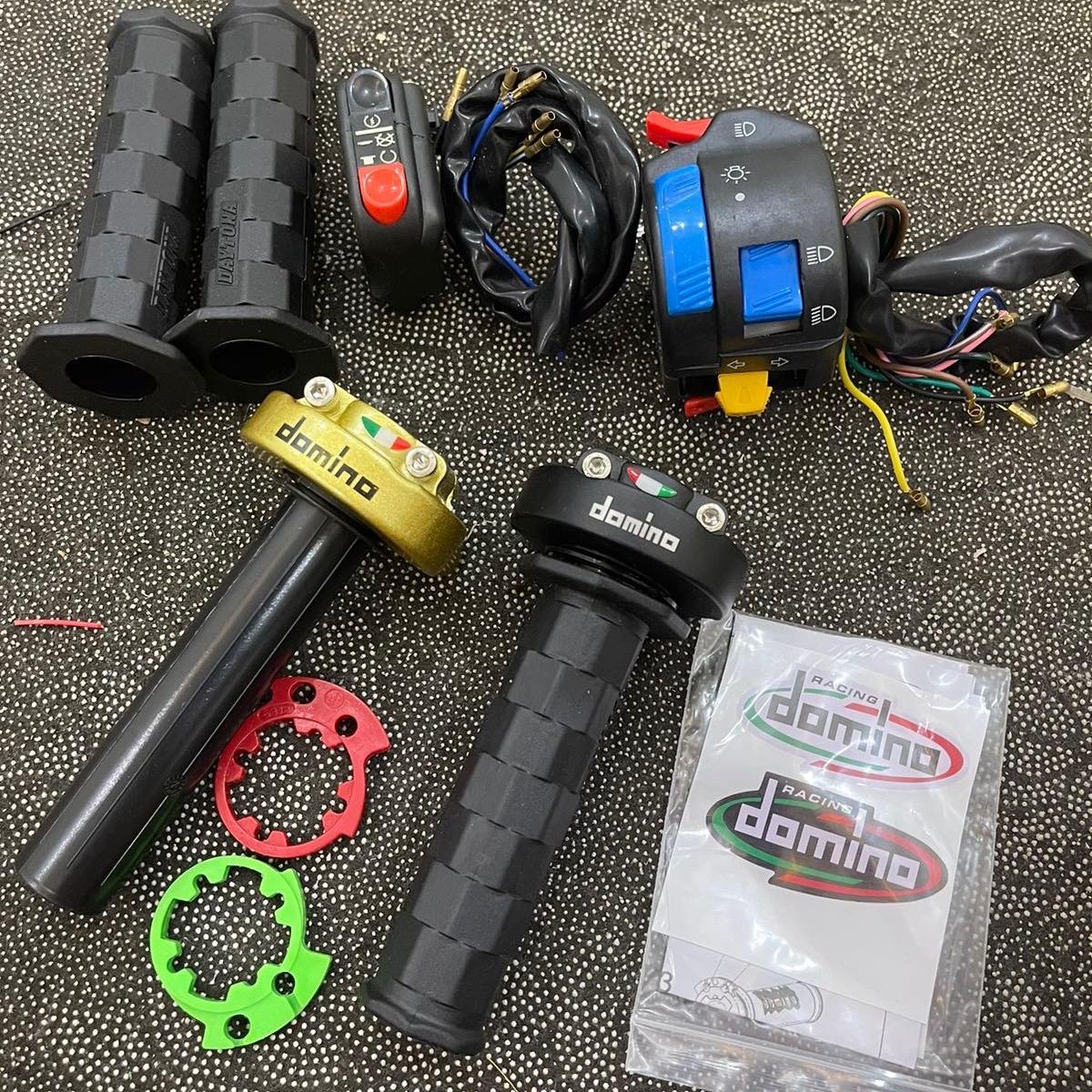 Combo 4 Món cùm + bao tay + cùm công tắt fz tích hợp pasing phụ kiện xe máy Cao Su Phụ Tùng