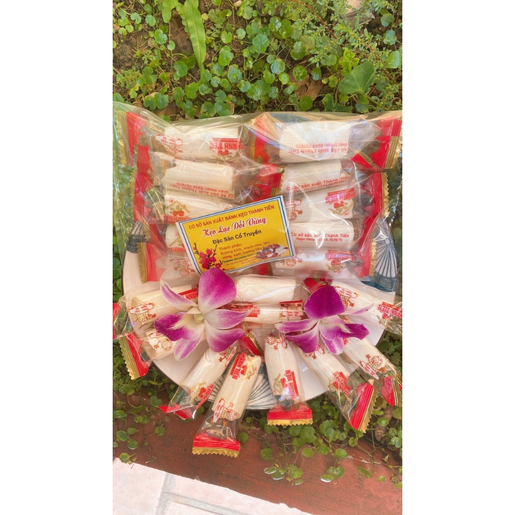 kẹo dồi lạc vừng - kẹo kéo tuổi thơ - 200g
