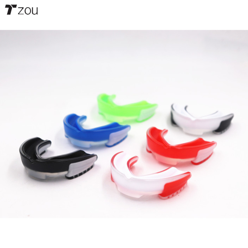 Tzou [In Stock] Professional Boxing Mouthguard Basketball Taekwondo Fighting Sanda Teeth Protectors Mouth Guard Supplies