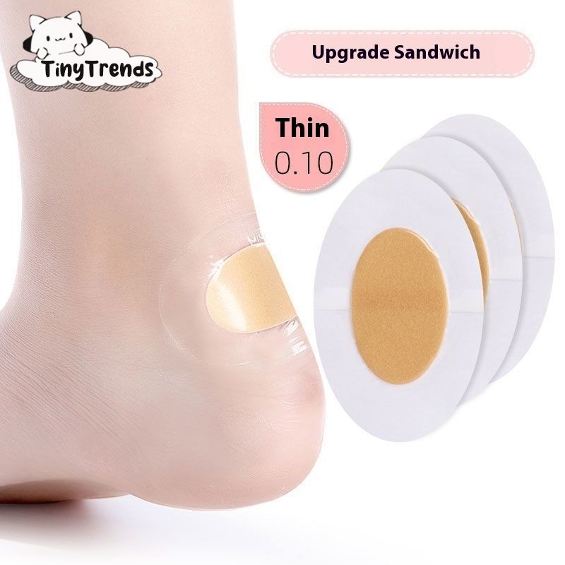 TinyTrends Anti-Wear Artifact Heel Grips Foot Wear Bandage High Heels Anti-Wear Paste Transparent Invisible Waterproof Bubble Stickers ราคา 12 บาท*ส่งฟรี