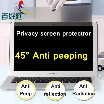 17"(4:3) size 344x258mm Desktop Laptop computer privacy screen protector privacy window film Peep-proof protection film