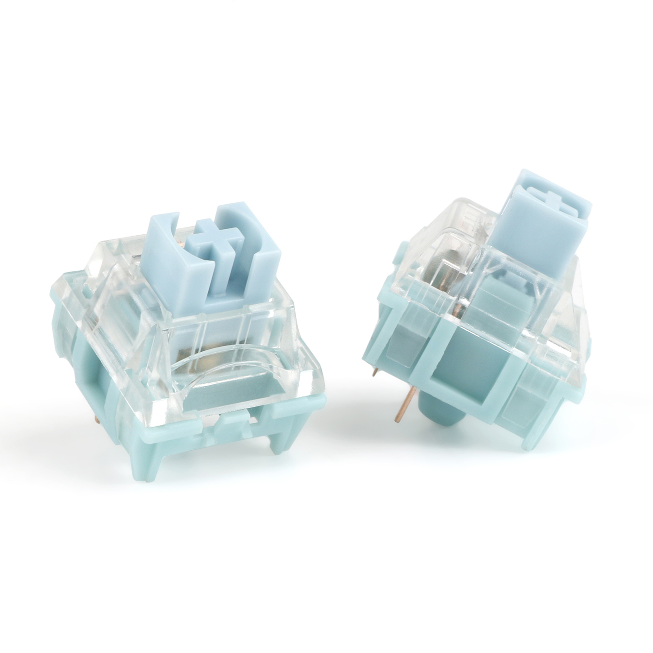 【HOT SALE】 TTC Silent Bluish White Switch 3 Pin Tactile Silent For Mechanical Keyboard Mute 42g Dual Spring Axis Customize DIY