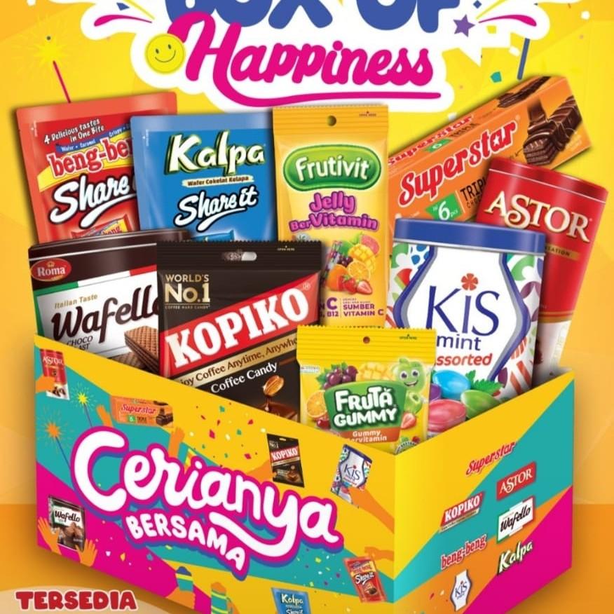 PAKET MAYORA HAPPINES HAMPERS IDUL FITRI PAKET LEBARAN Biskuit Coklat Cookies Food Snack
