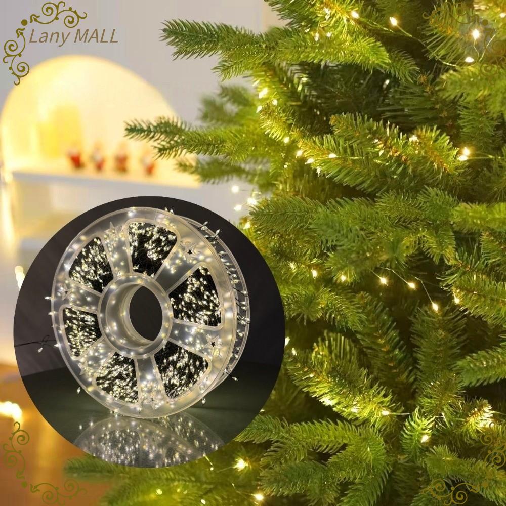 LANY MALL Chiều dài 3 mét Đèn dây pháo hoa với điều khiển từ xa Cụm 100 đèn LED Đèn dây đồng  Cáp xanh Đèn cây thông Noel cho bữa tiệc trong vườn ngày lễ