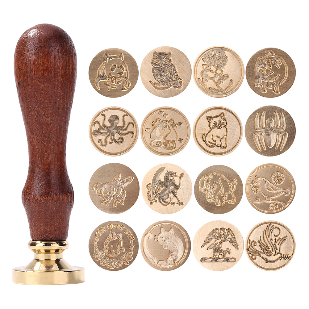 【New Arrival】 Vintage Animal Seal Stamp DIY Decorative Sealing Wax Stamp for Scrapbooking