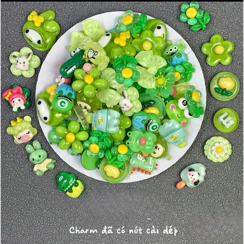 Very Cute Crocs Shoe Stickers - Random Shoe Accessories - Simple and Cute Crocs Jibbitz Shoe Button Accessories for Sandals - 3