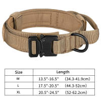 Aimayapet ปลอกคอสุนัข ปลอกคอสุนัขยุทธวิธี M/L/XL ไใช้ได้กับสุนัขขนาดกลาง-ใหญ่ สามารถปรับขนาดได้