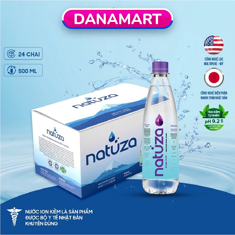 Nước Uống Ion Kiềm Natuza pH 9.2+ Trẻ Hóa Tự Nhiên Căng Tràn Sức Sống