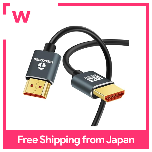 Thsucords siêu mỏng 8K 4K Cáp HDMI 3M Slim & linh hoạt mềm HDMI tốc độ cao 2.1 chì 4K120hz 8k60hz 48gbps Tương thích với Roku TV/HDTV/ps5/Blu-ray đủ điều kiện hóa đơn có sẵn