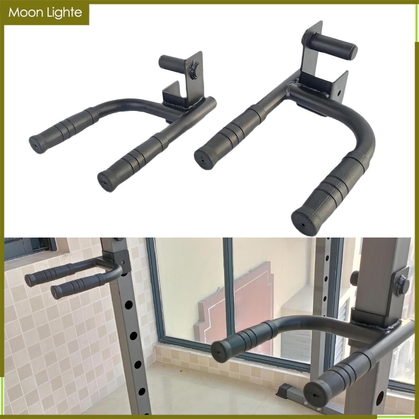 Mặt Trăng Lighte 2X Bar nâng tay cầm nắm thiết bị tập thể dục Ngực Barbell Giá Chủ Sở Hữu nâng Hẹp &