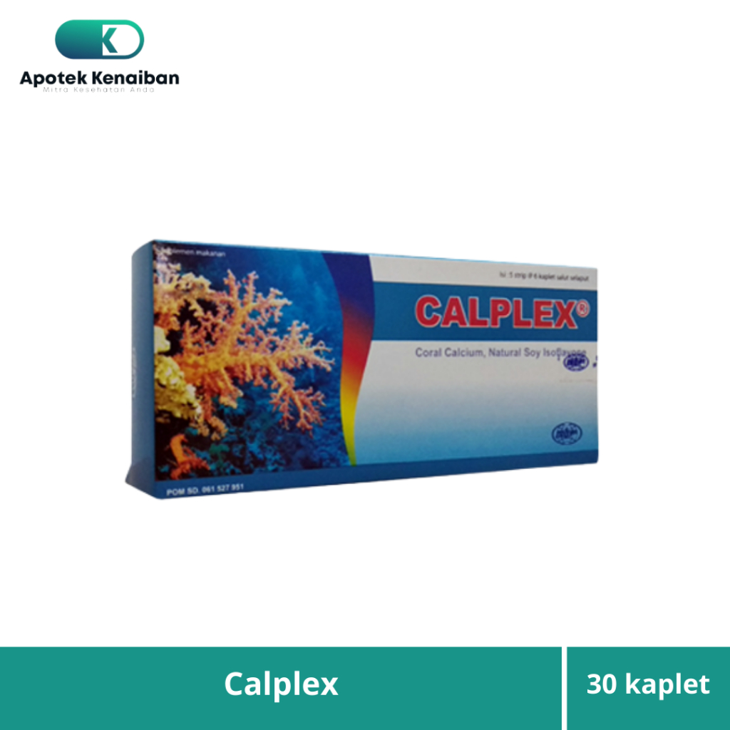 Calplex Box 30 Kaplet / Calcium Untuk Ibu Hamil / Vitamin D