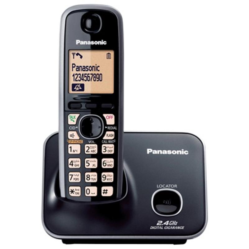 โทรศัพท์ไร้สาย (XB) สีดำ Panasonic KX-TG3711B ราคา 1,990 บาท*ส่งฟรี