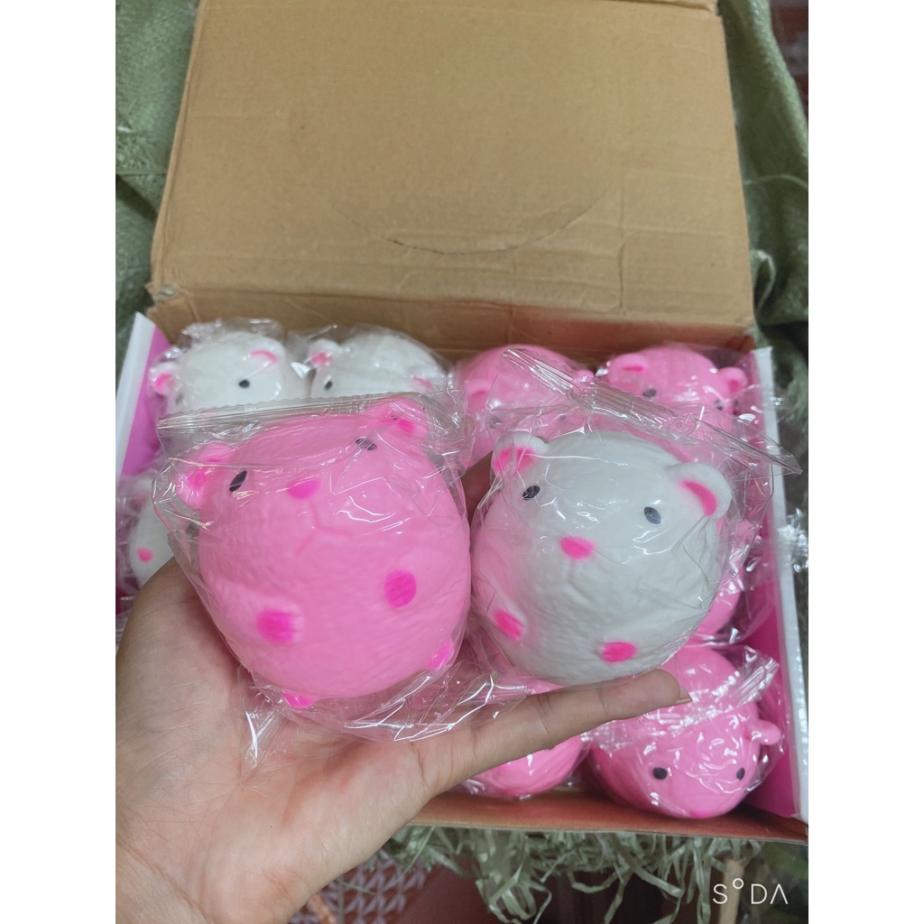 Squishy Mochi hình KHỈ ĐỘT LỰC SĨ NGỘ NGHĨNH mềm dễ thương chân thực giảm stress co dãn đàn hồi ngộ 