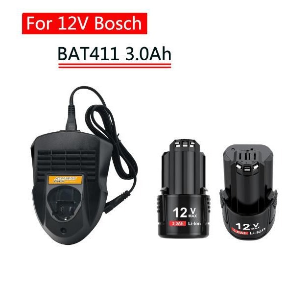 Bosch sạc 12V Bosch Pin bs10.8v 12V sạc nhanh thích hợp cho Bosch/Bosch dụng cụ điện 10.8V 12V Ba ch