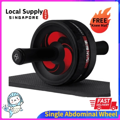 Abdominal Wheel [Free Knee Mat], Ab Wheel, Ab Roller Wheel, Sports Exercise Fitness Roller Wheel - Ab Exercise Equipment Used as at Home Workout Equipment for Both Men & Women