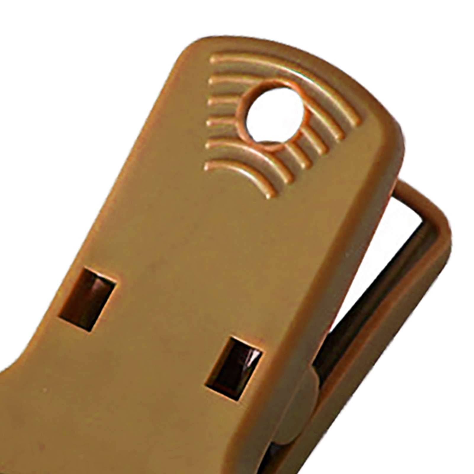 Ovaquixi nhẹ gấp gọn Bản lề kẹp giấy để tổ chức Hướng dẫn sử dụng Clip đa năng của túi màu nâu cho hóa đơn và vé thiết bị đầu cuối di động để tạo thuận lợi cho Giao thông vận tải