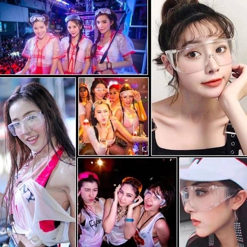 🔥ราคาส่งถูกที่สุด!🔥พร้อมส่ง🚀 แว่นกันน้ำ👓 สีสดใส แว่นสงกรานต์ ⚡️ถูกที่สุดด⚡️ ราคา 16 บาท*ส่งฟรี