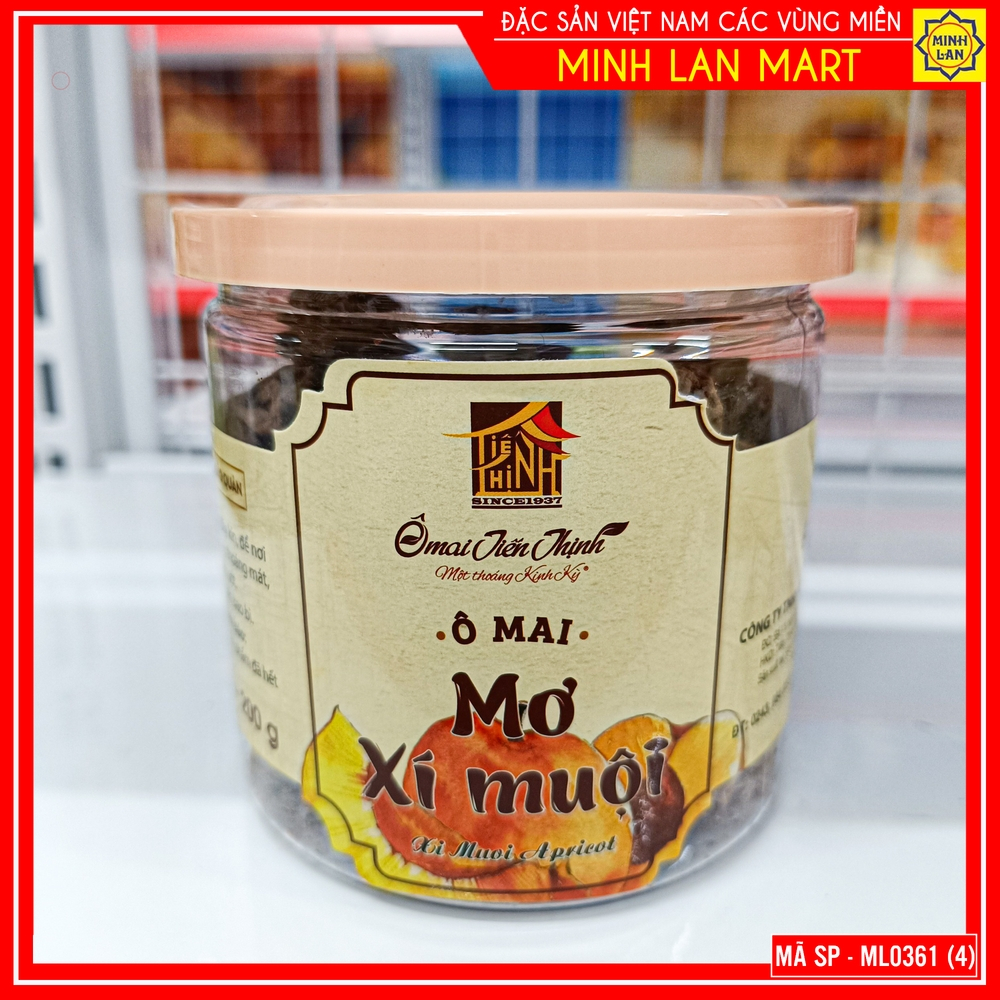 Ô Mai Mơ xí muội 200g - Ô Mai Tiến Thịnh - Đặc sản Hà Nội