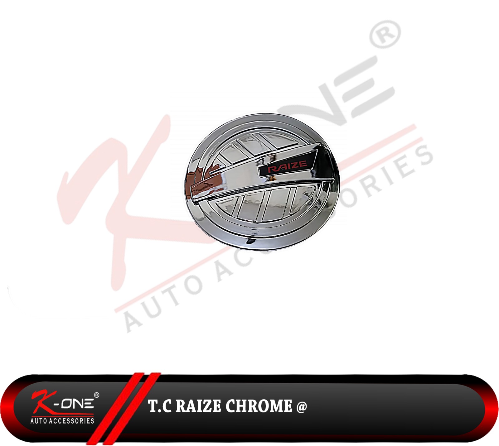 Tank Cover Tutup Tangki Toyota Raize Chrome Harga 45,000 rupiah*Gratis Ongkir