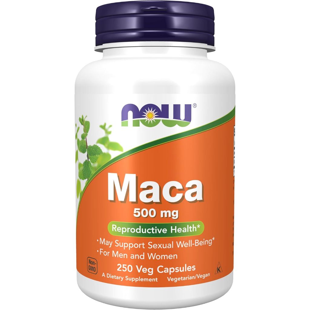 NOW Maca 500mg – Viên Uống Bổ Sung Maca Peru, Hỗ Trợ Sức Khỏe Thể Chất Và Tinh Thần - Hỗ trợ bổ sung Maca từ củ Maca Peru - Hỗ trợ sức khỏe thể chất và tinh thần - Hỗ trợ duy trì năng lượng cho cơ thể