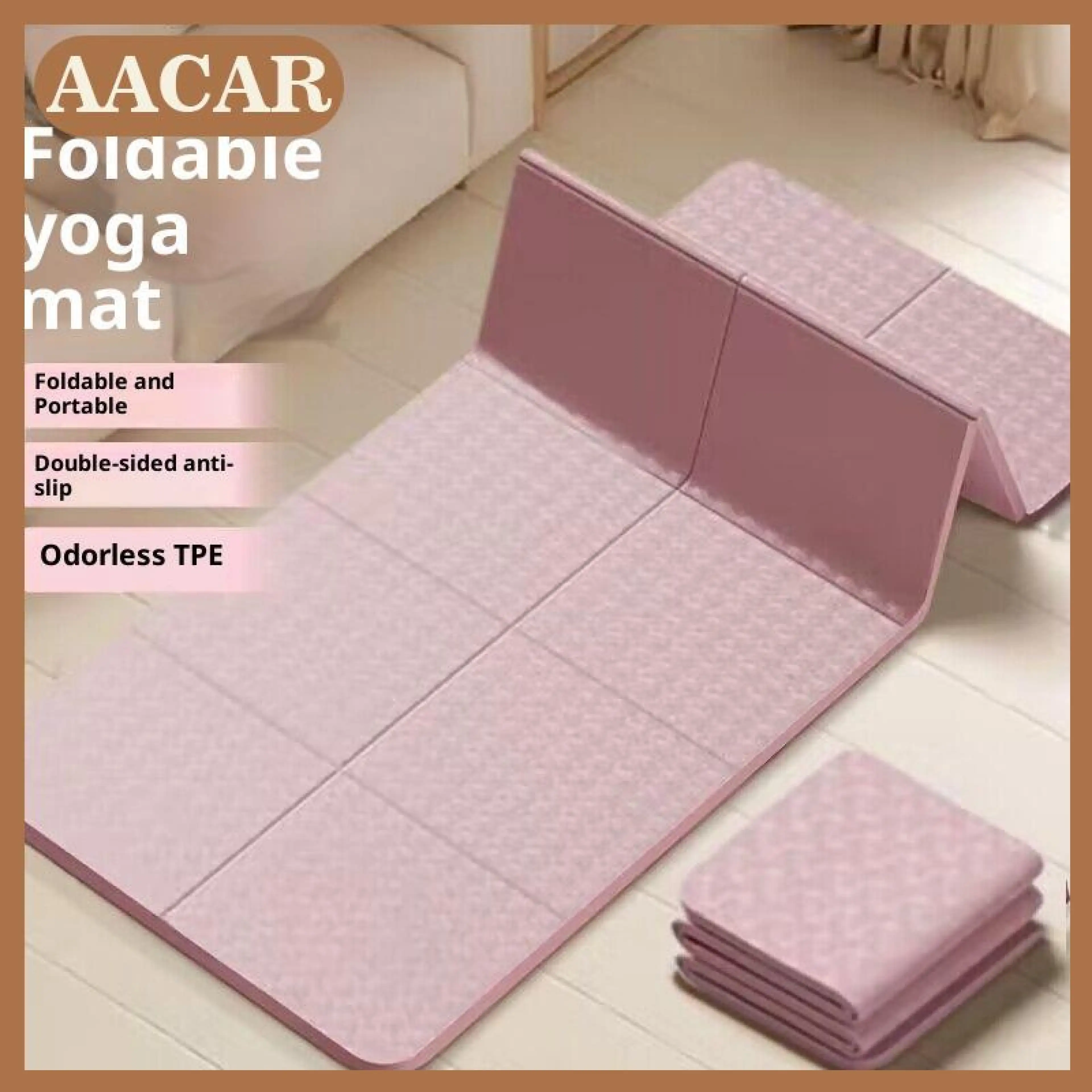 เสื่อโยคะ TPE AACAR หนา 4 มม. ขนาด 183x61 ซม.