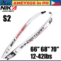 NIKA S2 ILF Recurve Bow Limbs 22-42lbs 66/68/70inch Professional Competitive