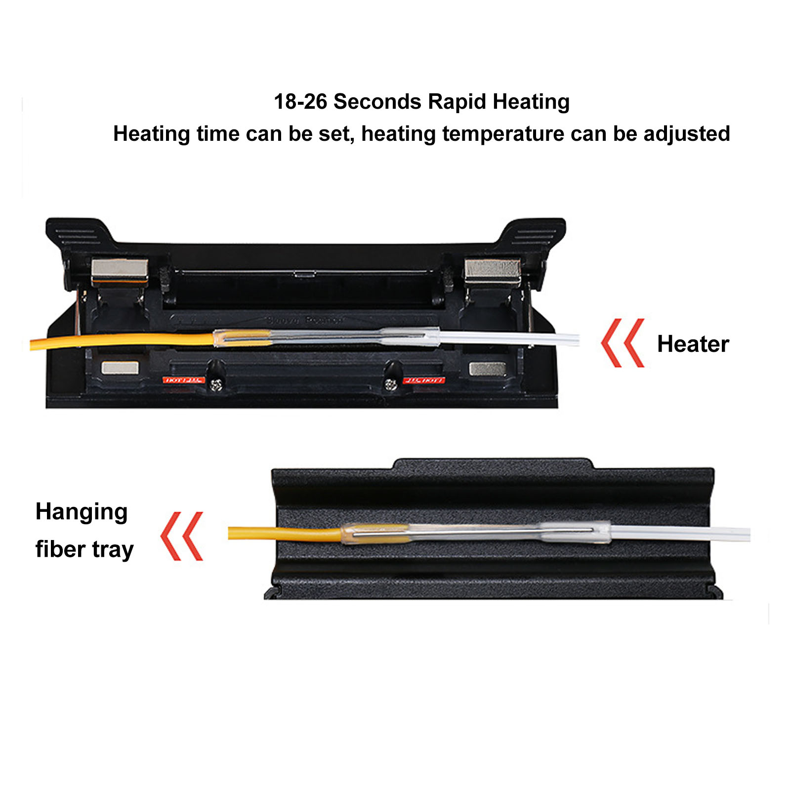 ไฟเบอร์ออปติก Fusion Splicer Fusion Splicer เครื่องความร้อนอย่างรวดเร็ว AC100-240V 50 60Hz 300X สำหรับ FTTX ราคา 26,561 บาท*ส่งฟรี